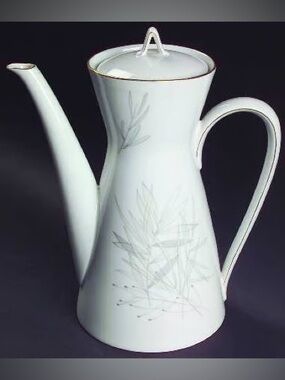 Vintage Rosenthal Form 2000 Grasses Pattern Porcelain Coffee Pot from Germany